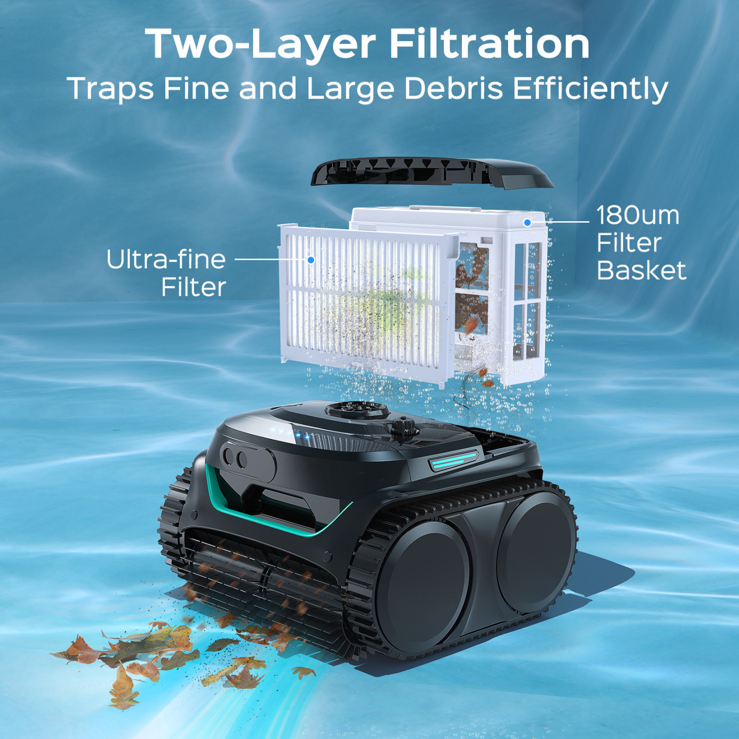 Limpiador piscina Wybot C2 Pro Vision