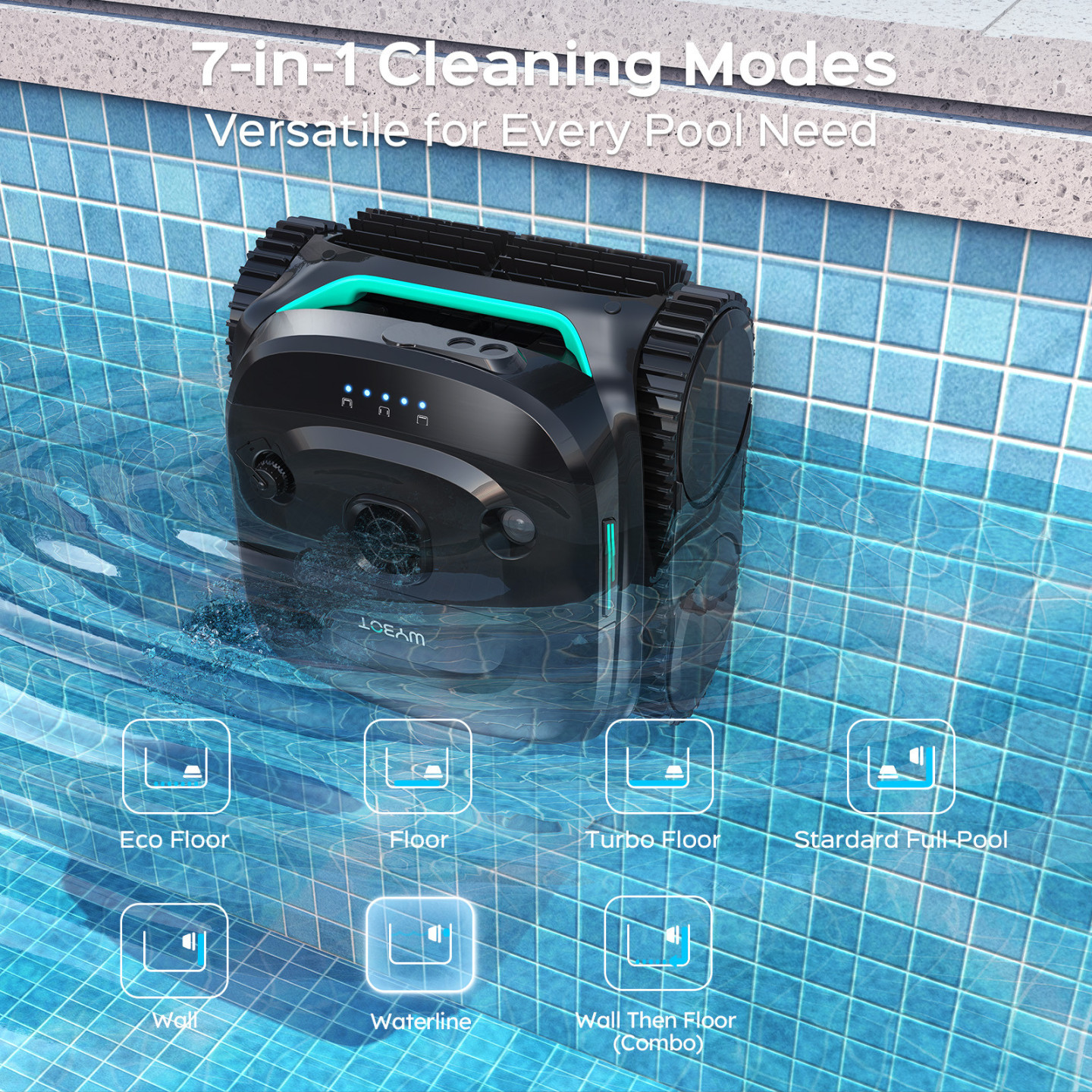 Limpiador piscina Wybot C2 Pro Vision