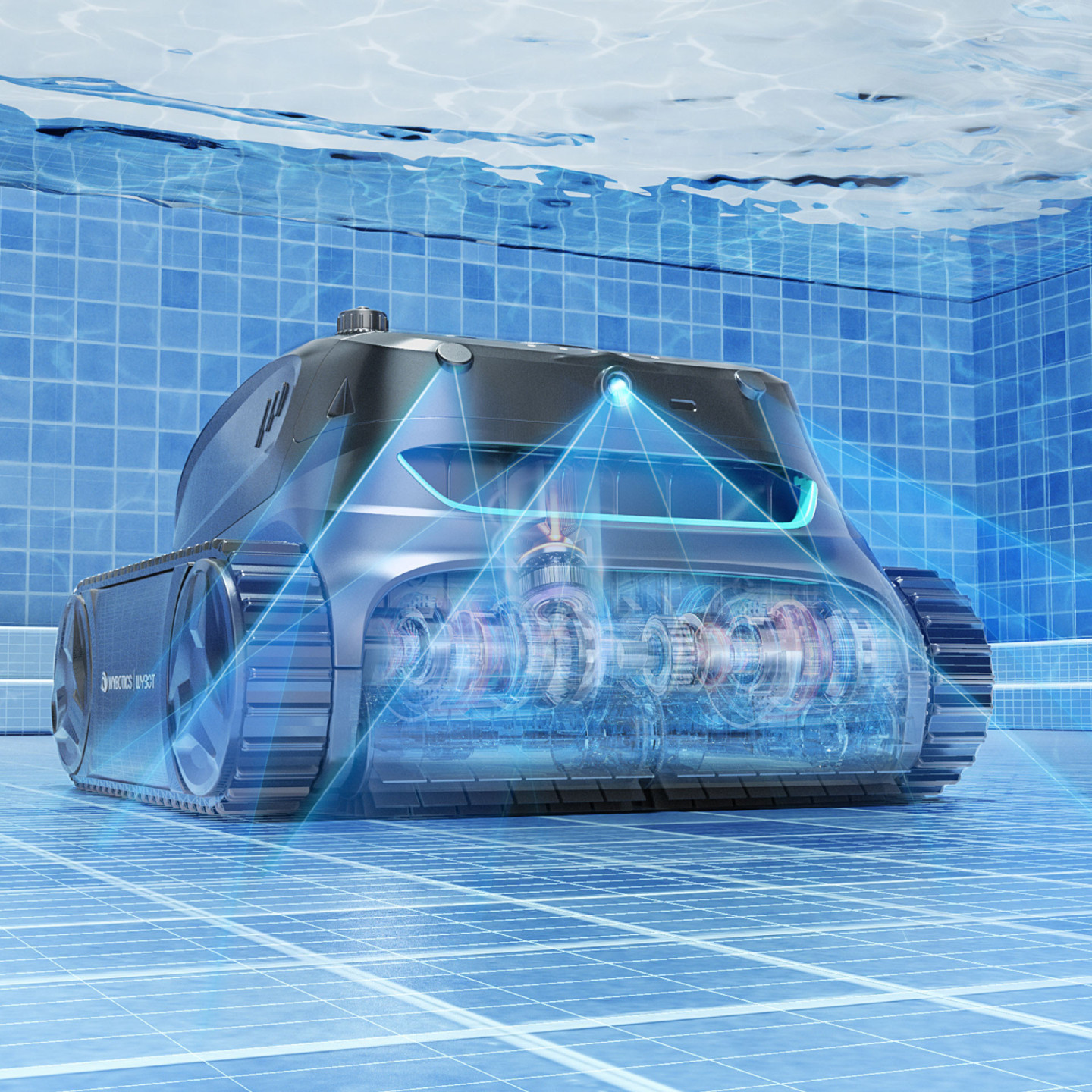 Limpiador piscina Wybot S2 Solar Vision