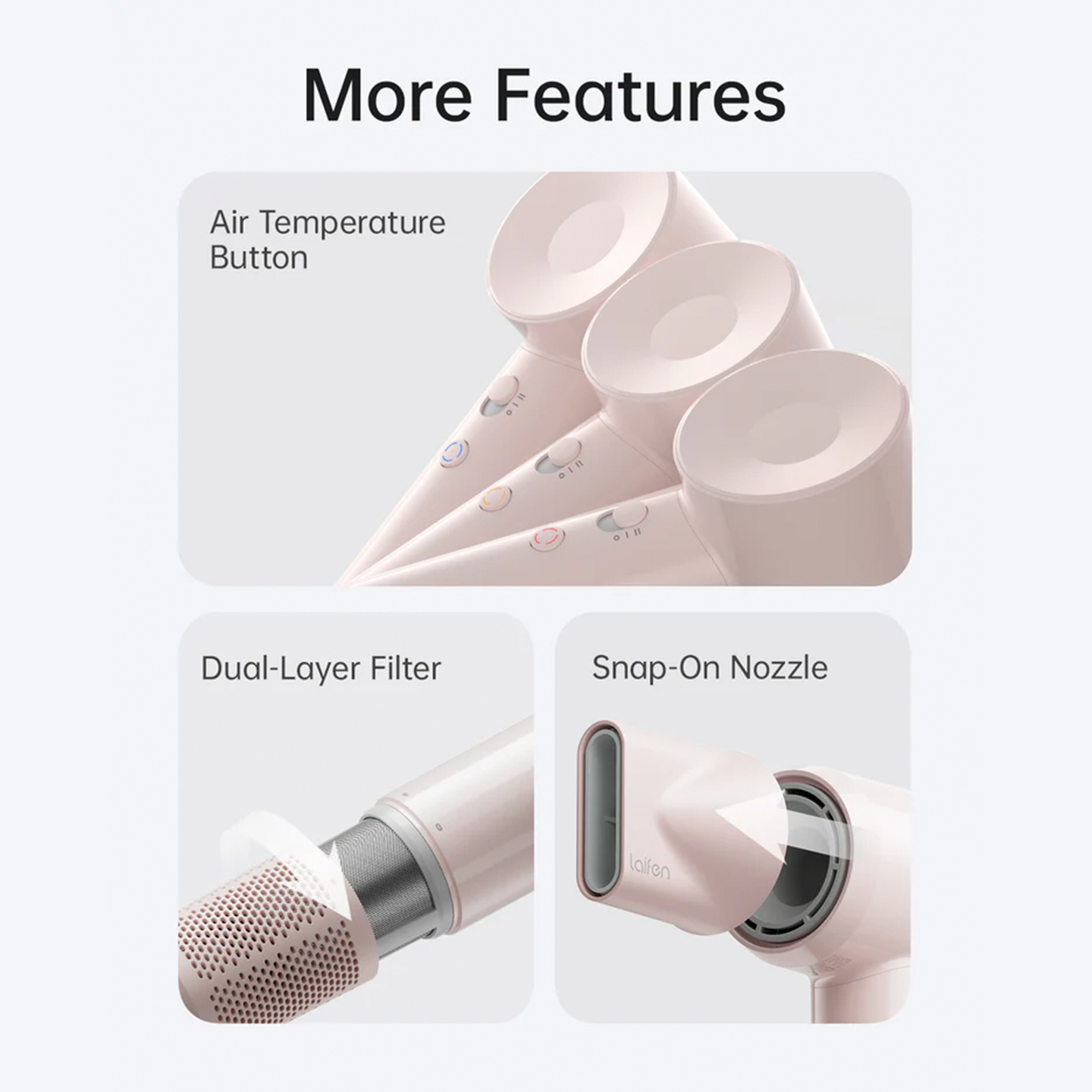 Laifen Secador Se Lite Pink