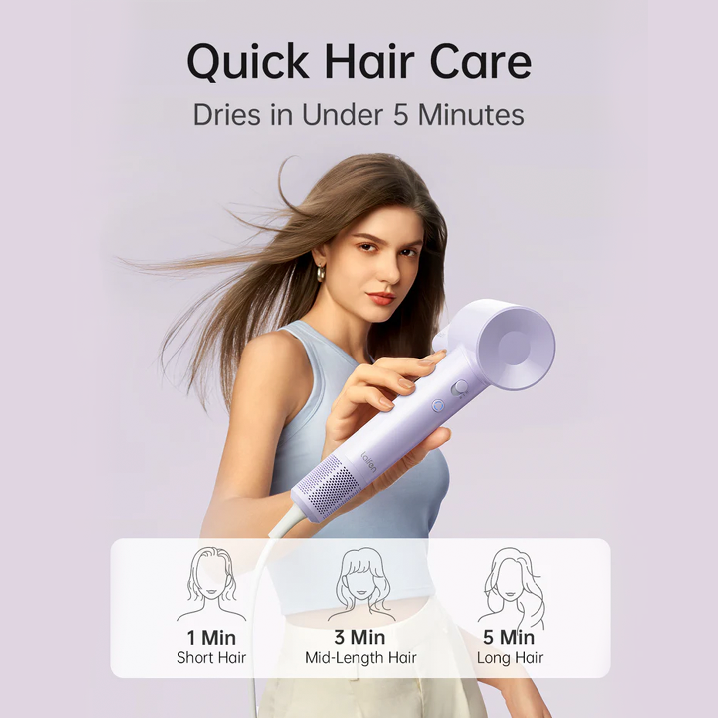 Laifen Secador Se Lite Purple