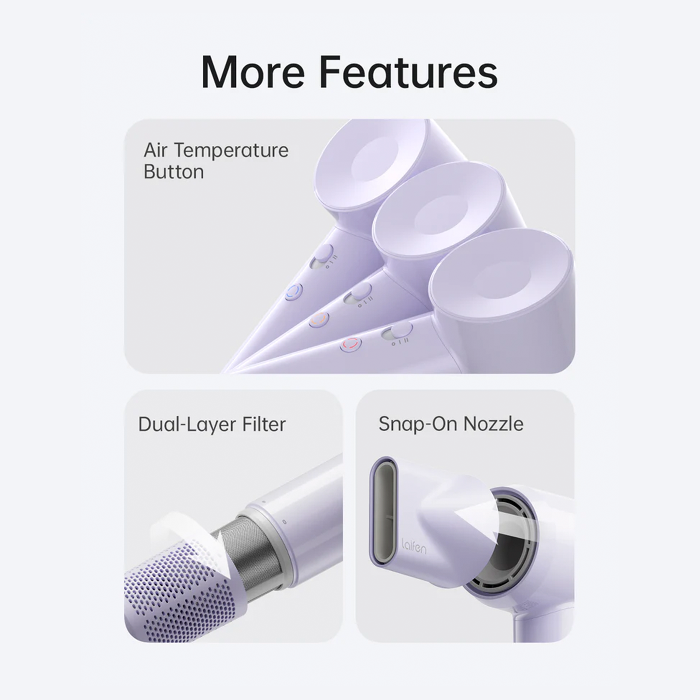 Laifen Secador Se Lite Purple