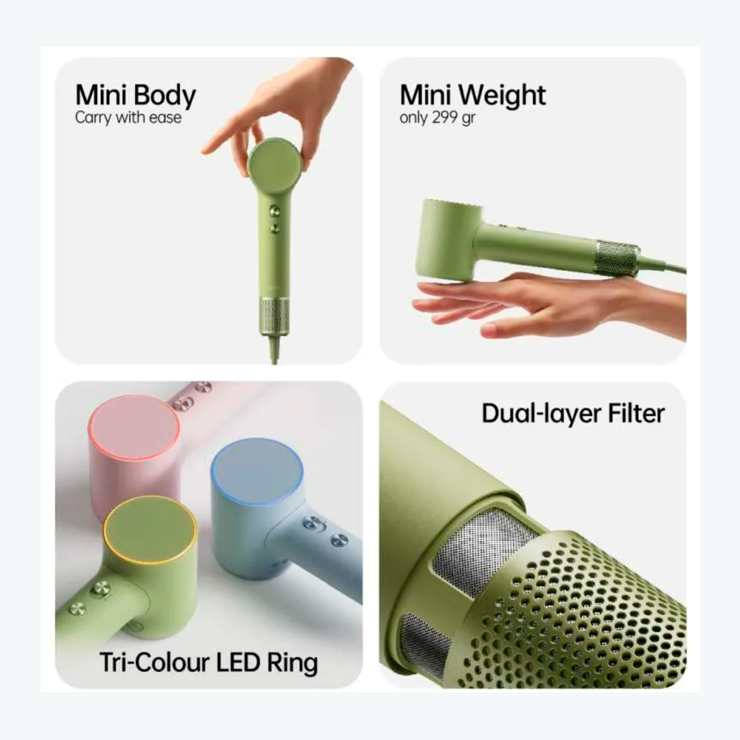 Laifen Secador Mini Green