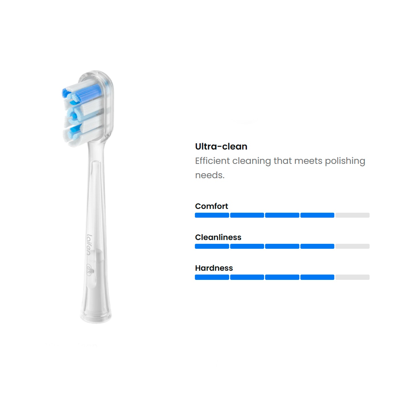 Laifen Repuestos Cepillo Dental Eléctrico Deep Clean